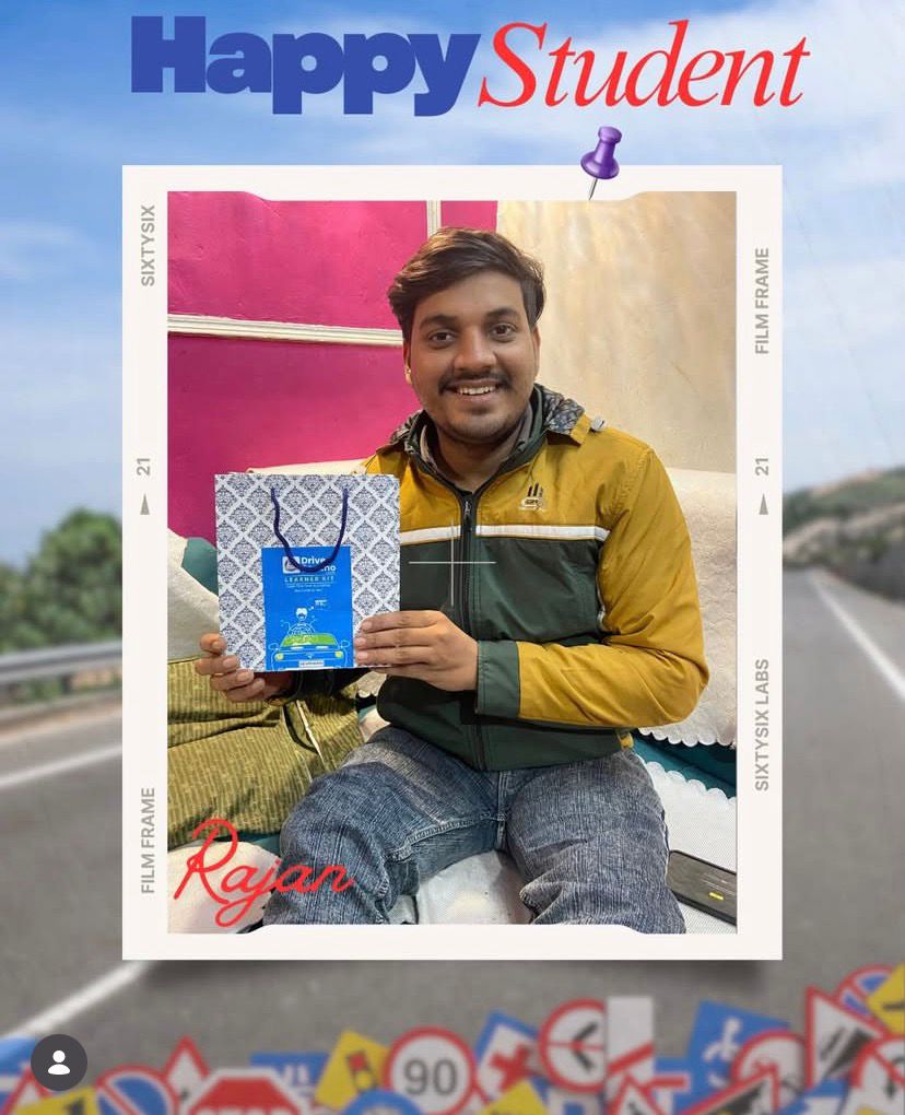 DriveSeekho driving class student